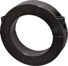 Climax Metal Products - 2-1/2" Bore, Steel, Two Piece Shaft Collar - 3-3/4" Outside Diam, 7/8" Wide - Exact Tool & Supply