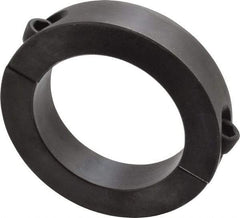 Climax Metal Products - 2-3/4" Bore, Steel, Two Piece Shaft Collar - 4" Outside Diam, 7/8" Wide - Exact Tool & Supply