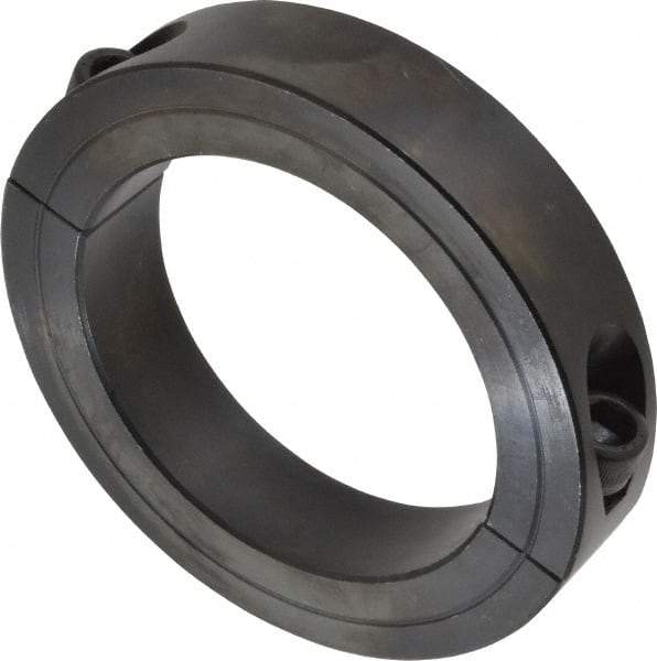 Climax Metal Products - 3" Bore, Steel, Two Piece Shaft Collar - 4-1/4" Outside Diam, 7/8" Wide - Exact Tool & Supply