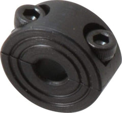Climax Metal Products - 6mm Bore, Steel, Two Piece Shaft Collar - 3/4" Outside Diam - Exact Tool & Supply