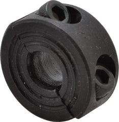 Climax Metal Products - 7mm Bore, Steel, Two Piece Shaft Collar - 3/4" Outside Diam - Exact Tool & Supply