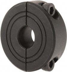 Climax Metal Products - 8mm Bore, Steel, Two Piece Shaft Collar - 1" Outside Diam - Exact Tool & Supply