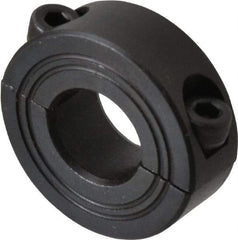 Climax Metal Products - 14mm Bore, Steel, Two Piece Shaft Collar - 1-1/4" Outside Diam - Exact Tool & Supply