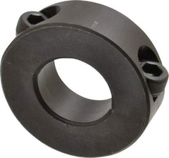 Climax Metal Products - 22mm Bore, Steel, Two Piece Shaft Collar - 1-3/4" Outside Diam - Exact Tool & Supply