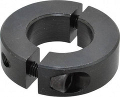 Climax Metal Products - 25mm Bore, Steel, Two Piece Shaft Collar - 1-7/8" Outside Diam - Exact Tool & Supply