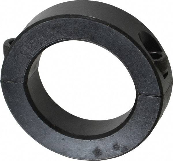 Climax Metal Products - 40mm Bore, Steel, Two Piece Shaft Collar - 2-3/8" Outside Diam - Exact Tool & Supply