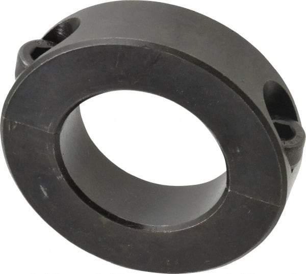 Climax Metal Products - 42mm Bore, Steel, Two Piece Shaft Collar - 2-7/8" Outside Diam - Exact Tool & Supply