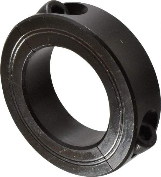 Climax Metal Products - 45mm Bore, Steel, Two Piece Shaft Collar - 2-7/8" Outside Diam - Exact Tool & Supply