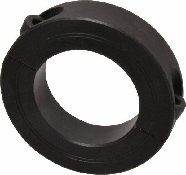 Climax Metal Products - 48mm Bore, Steel, Two Piece Shaft Collar - 3-1/8" Outside Diam - Exact Tool & Supply