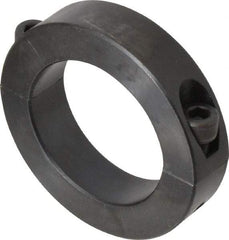 Climax Metal Products - 55mm Bore, Steel, Two Piece Shaft Collar - 3-1/4" Outside Diam - Exact Tool & Supply