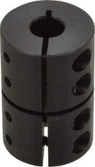 Climax Metal Products - 3/8" Inside x 1-1/16" Outside Diam, Rigid Coupling without Keyway - 1-5/8" Long - Exact Tool & Supply