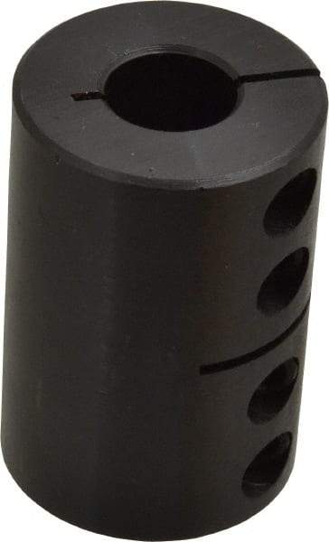 Climax Metal Products - 5/8" Inside x 1-1/2" Outside Diam, Rigid Coupling without Keyway - 2-1/4" Long - Exact Tool & Supply
