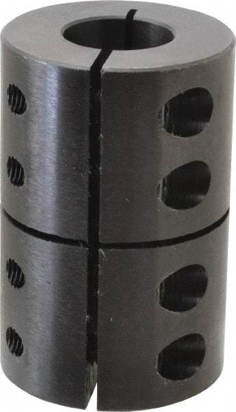 Climax Metal Products - 7/8" Inside x 1-7/8" Outside Diam, Rigid Coupling without Keyway - 2-7/8" Long - Exact Tool & Supply