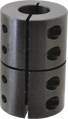 Climax Metal Products - 7/8" Inside x 1-7/8" Outside Diam, Rigid Coupling without Keyway - 2-7/8" Long - Exact Tool & Supply