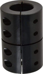Climax Metal Products - 1-1/4" Inside x 2-1/4" Outside Diam, Rigid Coupling without Keyway - 3-3/8" Long - Exact Tool & Supply