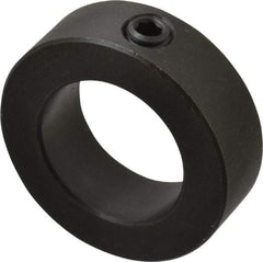 Climax Metal Products - 1-5/16" Bore, Steel, Set Screw Shaft Collar - 2-1/8" Outside Diam, 11/16" Wide - Exact Tool & Supply