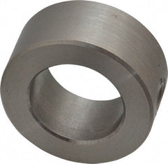 Climax Metal Products - 3/4" Bore, Stainless Steel, Set Screw Shaft Collar - 1-1/4" Outside Diam, 9/16" Wide - Exact Tool & Supply