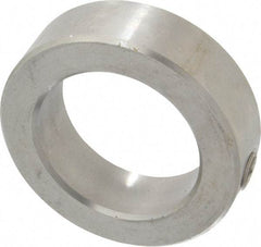 Climax Metal Products - 2" Bore, Stainless Steel, Set Screw Shaft Collar - 3" Outside Diam, 7/8" Wide - Exact Tool & Supply