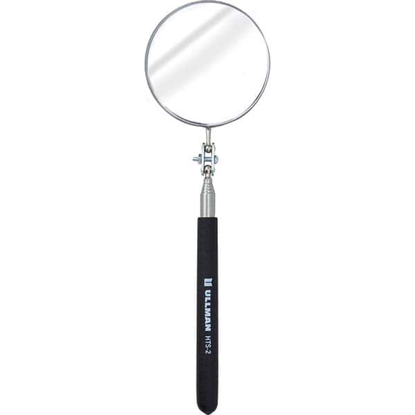 Ullman Devices - Inspection Mirrors Mirror Shape: Round Overall Length (Inch): 10-1/2 - Exact Tool & Supply