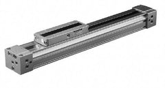 SMC PNEUMATICS - 30" Stroke x 1" Bore Double Acting Air Cylinder - 1/8 Port - Exact Tool & Supply