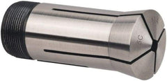 Interstate - 3/8 Inch 5C Square Collet - 3.28" Overall Length, 1.041-24 Internal Thread Size, Steel, 0.0039 Inch TIR - Exact Tool & Supply