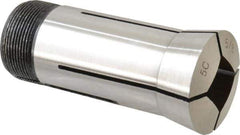 Interstate - 5/8 Inch 5C Square Collet - 3.28" Overall Length, 1.041-24 Internal Thread Size, Steel, 0.0039 Inch TIR - Exact Tool & Supply