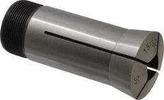 Interstate - 15/32 Inch 5C Square Collet - 3.28" Overall Length, 1.041-24 Internal Thread Size, Steel, 0.0039 Inch TIR - Exact Tool & Supply