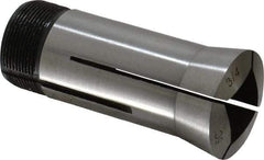 Interstate - 3/4 Inch 5C Square Collet - 3.28" Overall Length, 1.041-24 Internal Thread Size, Steel, 0.0039 Inch TIR - Exact Tool & Supply