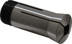 Interstate - 1/2 Inch 5C Square Collet - 3.28" Overall Length, 1.041-24 Internal Thread Size, Steel, 0.0039 Inch TIR - Exact Tool & Supply