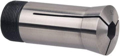 Interstate - 9/16 Inch 5C Hex Collet - 3.28" Overall Length, 1.041-24 Internal Thread Size, Steel, 0.0039 Inch TIR - Exact Tool & Supply