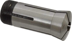 Interstate - 7/16 Inch 5C Hex Collet - 3.28" Overall Length, 1.041-24 Internal Thread Size, Steel, 0.0039 Inch TIR - Exact Tool & Supply
