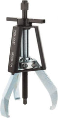 Posi Lock Puller - 5" Spread, 5 Ton Capacity, Puller - 4" Reach, 10" Long, For Bearings, Gears & Pulleys - Exact Tool & Supply