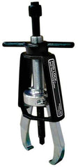 Posi Lock Puller - 5" Spread, 2 Ton Capacity, Puller - 4" Reach, 10" Long, For Bearings, Gears & Pulleys - Exact Tool & Supply