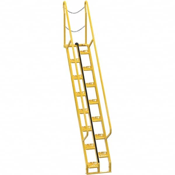 Vestil - 150-1/4" High 350 Lb Capacity 15 Step Alternating Tread Stair - Exact Tool & Supply