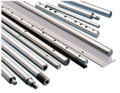 Thomson Industries - 1" Diam, 2' Long, Chrome Plated Steel Standard Round Linear Shafting - 60-65C Hardness, .7495/.7490 Tolerance - Exact Tool & Supply