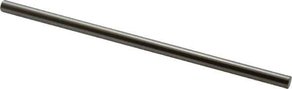 Thomson Industries - 1/4" Diam, 6" Long, Steel Standard Round Linear Shafting - 60-65C Hardness, .2495/.2490 Tolerance - Exact Tool & Supply