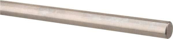 Thomson Industries - 1/4" Diam, 3' Long, Steel Standard Round Linear Shafting - 60-65C Hardness, .2495/.2490 Tolerance - Exact Tool & Supply