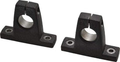 Thomson Industries - 3/4" Diam, Malleable Iron Alloy Shaft Support - Plain Shafting - Exact Tool & Supply