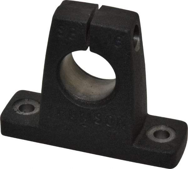 Thomson Industries - 1" Diam, Malleable Iron Alloy Shaft Support - Plain Shafting - Exact Tool & Supply