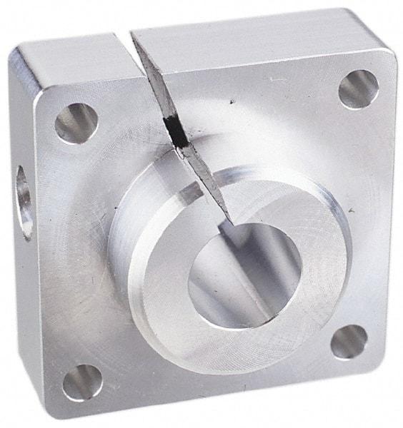 Thomson Industries - 1-1/4" Diam, Aluminum Alloy Shaft Support - Plain Shafting - Exact Tool & Supply
