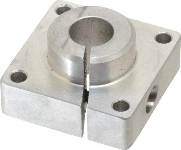 Thomson Industries - 1/2" Diam, Aluminum Alloy Shaft Support - Plain Shafting - Exact Tool & Supply