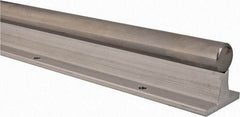 Thomson Industries - 1" Shaft Diam, 2.13" Base Width, Steel Shaft, Aluminum Rail, Round Shaft Assemblies - 24" Long, 1/2" Neck Width - Exact Tool & Supply