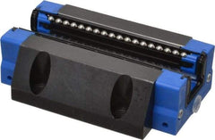 Thomson Industries - 87.5mm L x 63mm W x 25.5mm H, 40mm Transverse Hole Spcg, 53mm Lateral Hole Spcg, Standard Long Ball Carriage - 21.5mm Overhang, M6 Hole, 30" High Assembly - Exact Tool & Supply