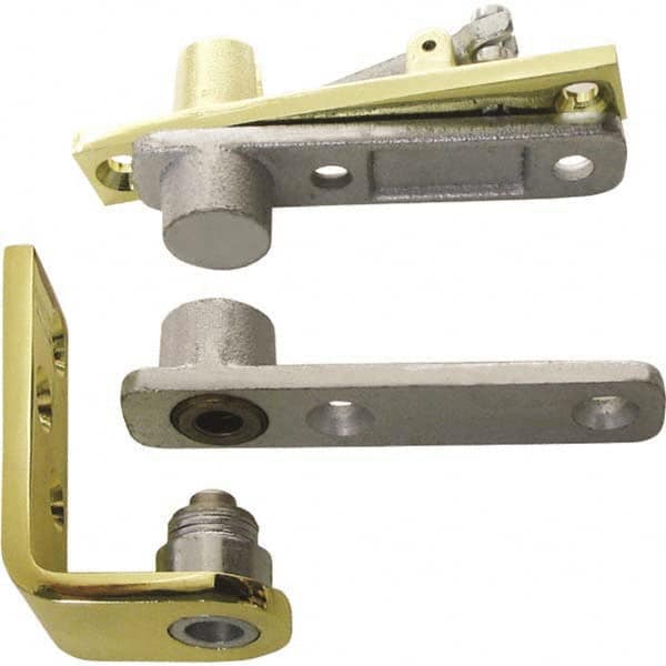 Stanley - Pivot Hinges Finish/Coating: Satin Chrome Material: Brass - Exact Tool & Supply