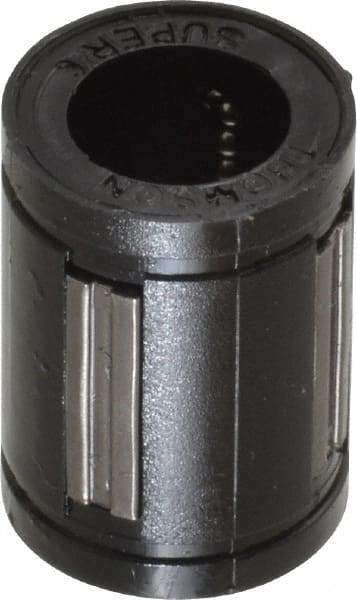 Thomson Industries - 3/8" ID, 100 Lb Dynamic Load Capacity, Closed Linear Bearing - 5/8" OD - Exact Tool & Supply