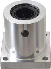 Thomson Industries - 2.13" Inside Diam, 1050/2100 Lbs. Dynamic Capacity, Single Flanged Pillow Block Linear Bearing - 2-3/4" Overall Width - Exact Tool & Supply