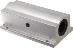 Thomson Industries - 1" Inside Diam, 1900/3800 Lbs. Dynamic Capacity, Closed Twin Pillow Block Linear Bearing - 2.19" Overall Height x 3-1/4" Overall Width - Exact Tool & Supply