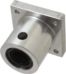 Thomson Industries - 1-3/4" Inside Diam, 600/1200 Lbs. Dynamic Capacity, Single Flanged Pillow Block Linear Bearing - 2.38" Overall Width - Exact Tool & Supply