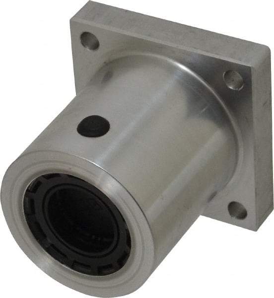 Thomson Industries - 2.13" Inside Diam, 1050/2100 Lbs. Dynamic Capacity, Single Flanged Pillow Block Linear Bearing - 2-3/4" Overall Width - Exact Tool & Supply