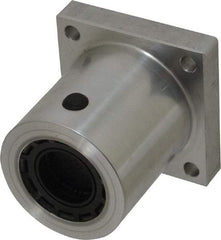 Thomson Industries - 2.13" Inside Diam, 1050/2100 Lbs. Dynamic Capacity, Single Flanged Pillow Block Linear Bearing - 2-3/4" Overall Width - Exact Tool & Supply